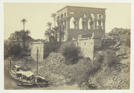 Pharoahs Bed, Island of Philæ, 1857. Creator: Francis Frith.