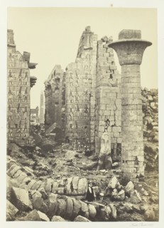 The Court of Shishak, 1857. Creator: Francis Frith.