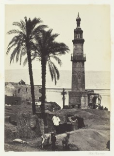 View at Girgeh, Upper Egypt, 1857. Creator: Francis Frith.