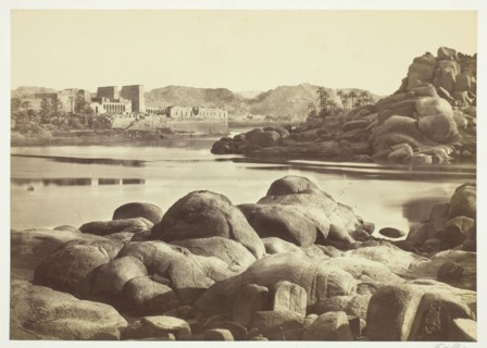 The Approach to Philae, c. 1857. Creator: Francis Frith.