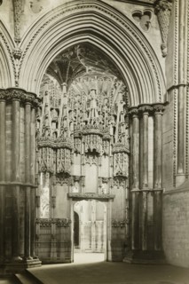Ely Cathedral: Bishop Alcock's Chapel from Reho-Choir, 1891. Creator: Frederick Henry Evans.