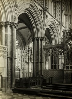 Ely Cathedral: Choir to Northeast, 1891. Creator: Frederick Henry Evans.