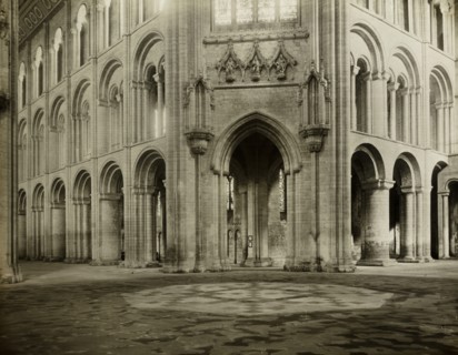 Ely Cathedral: Octagon into Nave and North Transept, c. 1891. Creator: Frederick Henry Evans.