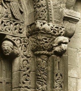 Ely Cathedral: Prior's Doors: Calilals West Side, c. 1891. Creator: Frederick Henry Evans.
