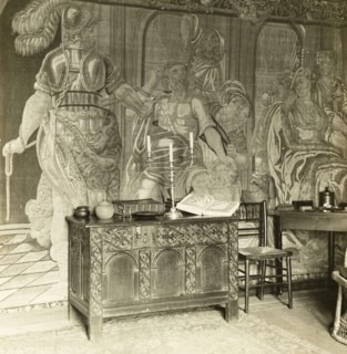 Kelmscott Manor: Tapestry Details, 1896. Creator: Frederick Henry Evans.