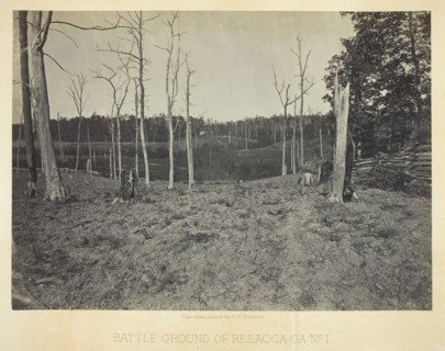 Battle Ground of Resacca, GA, No. 1, 1866. Creator: George N. Barnard.