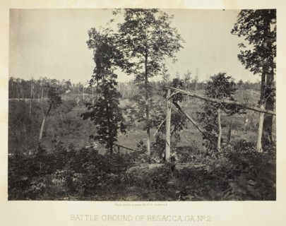 Battle Ground of Resacca, GA, No. 2, 1866. Creator: George N. Barnard.