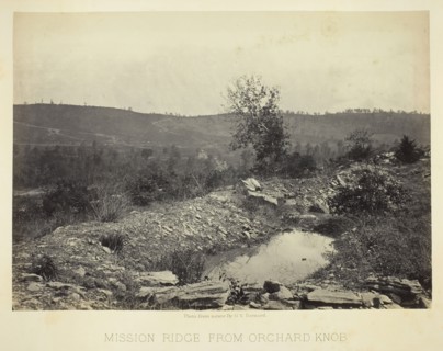 Mission Ridge from Orchard Knob, 1864/66. Creator: George N. Barnard.