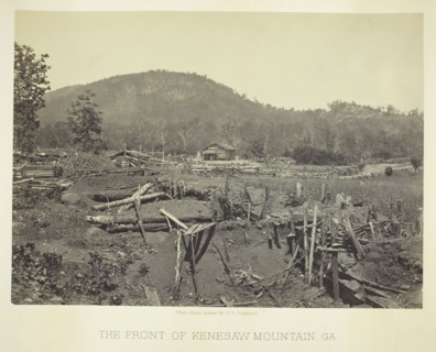 The Front of Kenesaw Mountain, GA, 1866. Creator: George N. Barnard.
