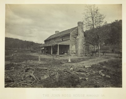 The John Ross House, Ringold, GA, 1866. Creator: George N. Barnard.