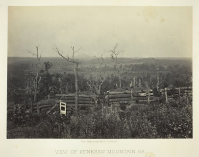 View of Kenesaw Mountain, Ga., 1866. Creator: George N. Barnard.