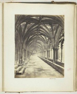 Untitled [cloisters], 1868. Creator: Georgina Cowper.