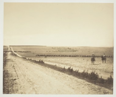 Maneuvers, Camp de Châlons, 1857. Creator: Gustave Le Gray.