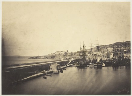 The Jetty at Sète, 1857. Creator: Gustave Le Gray.