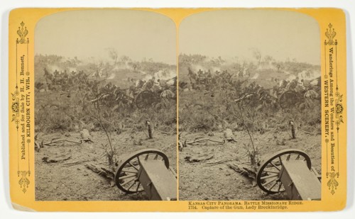 Capture of the Gun, Lady Breckinridge, 1889. Creator: Henry Hamilton Bennett.