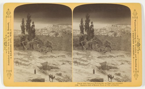 Eastern end of Mount Zion or City of David, 1893. Creator: Henry Hamilton Bennett.