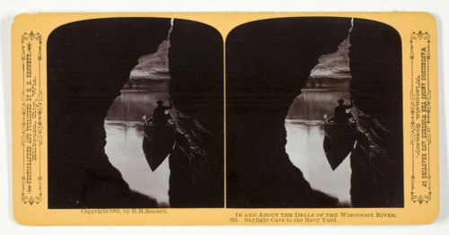 Skylight Cave in the Navy Yard, 1903. Creator: Henry Hamilton Bennett.