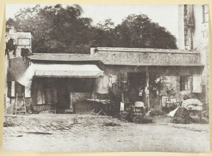Brocanteurs rue de Rocher, 1842/50, printed 1965. Creator: Hippolyte Bayard.