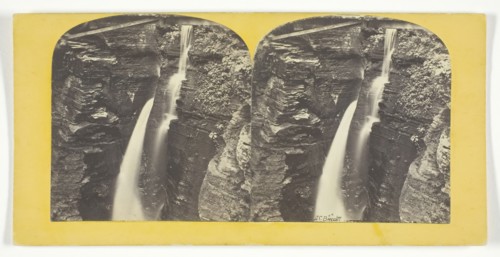 Freer Glen at Watkins Entrance Gorge View 1st Glen, 1860/65. Creator: J. C. Burritt.