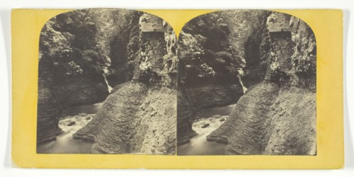 Freer Glen at Watkins View of Upper Glen, 1860/65. Creator: J. C. Burritt.