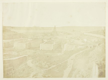 Docks of Sebastopol, Fort Nickolas on the Left, 1855. Creator: James Robertson.