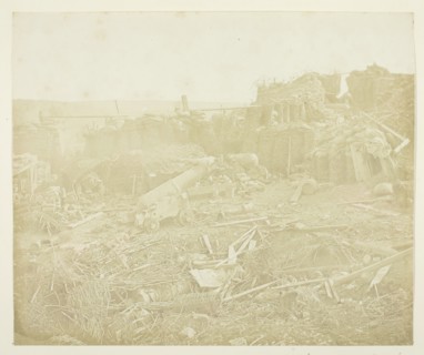 Interior of the Mamelon, 1855. Creator: James Robertson.