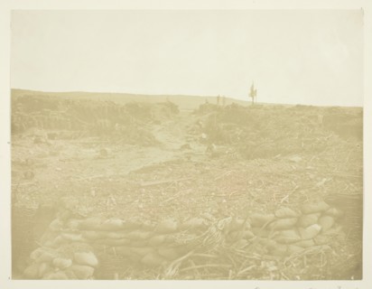 Road Opened Through Trenches, 1855. Creator: James Robertson.