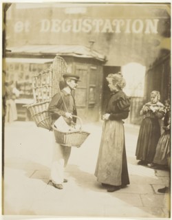 Marchand du Panier, 1899/1900. Creator: Eugene Atget.