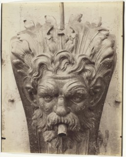 Versailles, Cour de Marbre, Fontaine, 1903. Creator: Eugene Atget.