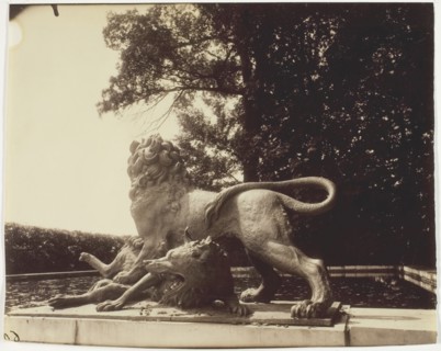 Versailles, Fontaine de Diane (Detail), 1901. Creator: Eugene Atget.