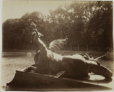 Versailles, Grand Trianon, Dragon par Hardy, 1901. Creator: Eugene Atget.