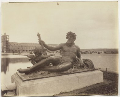 Versailles, Le Rhone par Tuby, 1901. Creator: Eugene Atget.