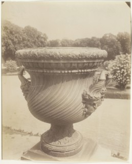 Versailles, Vase par Ballin, 1905. Creator: Eugene Atget.