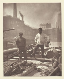 Workers on the "Silent Highway", 1881. Creator: John Thomson.