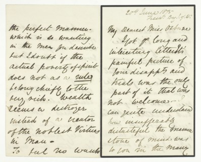 Autograph Letter, 20 June 1875. Creator: Julia Margaret Cameron.