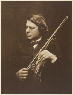 Herr Joseph Joachim, 1868, printed 1875. Creator: Julia Margaret Cameron.