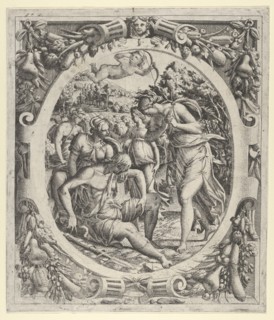 The Death of Adonis, 1535-55. Creator: Jean Mignon.