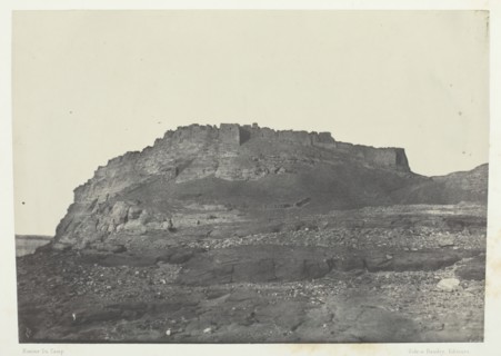 Forteress D'Ibrym (Ancienne Premmis), Vue Prise Au Sud; Nubie, 1849/51, printed 1852. Creator: Maxime du Camp.