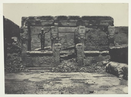 Grand Temple de Dendérah (Teutyres), Haute-Egypte, 1849/51, printed 1852. Creator: Maxime du Camp.