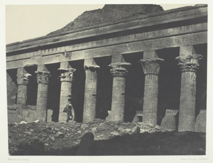 Grand Temple d'Isis à Philoe, Galerie Orientale; Nubie, 1849/51, printed 1852. Creator: Maxime du Camp.