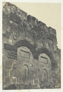 Jérusalem, Porte Dorée (Bab-El-Daharieh); Palestine, 1849/51, printed 1852. Creator: Maxime du Camp.