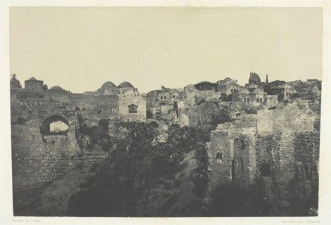 Quartier Occidental, Jérusalem; Palestine, 1849/51, printed 1852. Creator: Maxime du Camp.