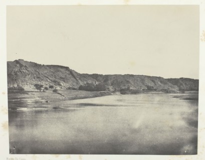 Rive Orientale du Nil (Village de Bab), Vue Prise au Sud Philoe; Nubie, 1849/51, printed 1852. Creator: Maxime du Camp.