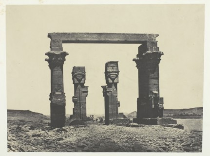 Temple de Kardassy, Nubie, 1849/51, printed 1852. Creator: Maxime du Camp.