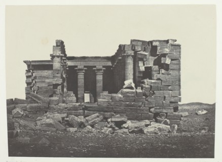 Temple De Maharakkah (Hièra Sycaminos Des Grecs); Nubie, 1849/51, printed 1852. Creator: Maxime du Camp.