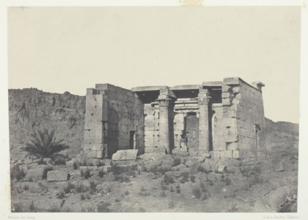 Temple de Tafeh (Ancienne Taphis), Nubie, 1849/51, printed 1852. Creator: Maxime du Camp.