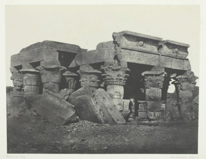 Temple d'Ombos, Haute-Egypte, 1849/51, printed 1852. Creator: Maxime du Camp.