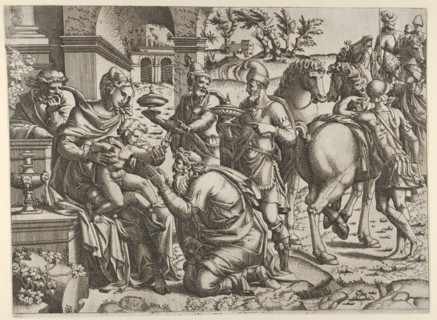 Adoration of the Magi, ca. 1545. Creator: Jean Mignon.