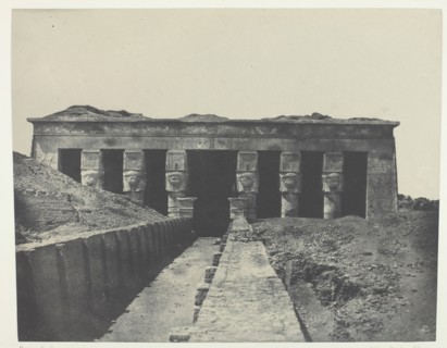 Vue Générale, Grand Temple de Dendérah (Teutyres), Haute-Egypte, 1849/51, printed 1852. Creator: Maxime du Camp.