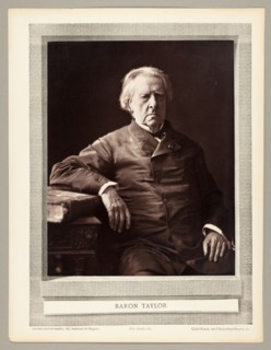 Baron Isidore Justin Séverin Taylor (Belgian playwright and travel writer, 1789-1878), 1872/75. Creator: Nadar.